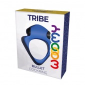 Синее эрекционное кольцо Wooomy Tribeс с вибрацией - Adrien Lastic - в Мытищах купить с доставкой