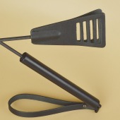 Черный кожаный стек «Сириус» - 60 см. - Sitabella - купить с доставкой в Мытищах