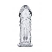 Прозрачная насадка на пенис Uco - 13 см. - A-toys - в Мытищах купить с доставкой