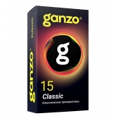 Классические презервативы с обильной смазкой Ganzo Classic - 15 шт. - Ganzo - купить с доставкой в Мытищах