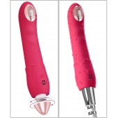 Малиновая насадка на душ с вибрацией Showers to orgasm - 20,1 см. - Orion - купить с доставкой в Мытищах