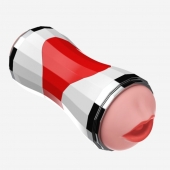 Двусторонний мастурбатор в колбе Power Grip Cup - вагина и ротик - Boys of Toys - в Мытищах купить с доставкой