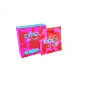 Презервативы с разогревающим эффектом Expert Hot Love - 3 шт. - Expert - купить с доставкой в Мытищах