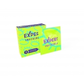 Ультратонкие презервативы Expert Invisible - 3 шт. - Expert - купить с доставкой в Мытищах
