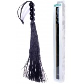 Черная силиконовая плеть - 37 см. - Boys of Toys - купить с доставкой в Мытищах