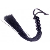 Черная силиконовая плеть - 37 см. - Boys of Toys - купить с доставкой в Мытищах