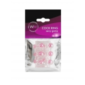 Прозрачная сквозная насадка на пенис с цветными шариками - Erowoman-Eroman - в Мытищах купить с доставкой