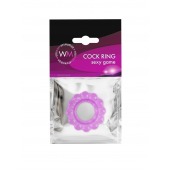 Лиловое эрекционное кольцо с 2 рядами стимулирующих шариков - Erowoman-Eroman - в Мытищах купить с доставкой