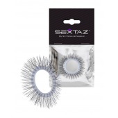 Круглое эрекционное кольцо с «ресничками» - Sextaz - в Мытищах купить с доставкой