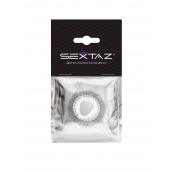 Эластичное эрекционное кольцо с длинными черными «ресничками» - Sextaz - в Мытищах купить с доставкой