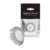 Эластичное эрекционное кольцо с длинными черными «ресничками» - Sextaz - в Мытищах купить с доставкой