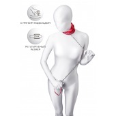 Красный ошейник с подкладкой из меха - ToyFa - купить с доставкой в Мытищах