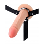 Мужской полый страпон на регулируемых ремнях - 18,5 см. - Sex Expert - купить с доставкой в Мытищах