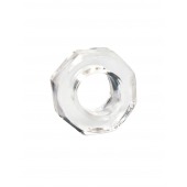 Прозрачное эрекционное кольцо в форме гайки - Sex Expert - в Мытищах купить с доставкой