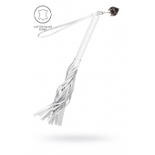 Белая кожаная плеть - 50 см. - Pecado - купить с доставкой в Мытищах