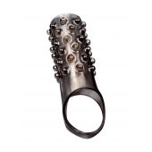 Дымчатая насадка на пенис с выпуклостями - 12 см. - Sex Expert - в Мытищах купить с доставкой