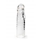 Прозрачная закрытая насадка на член - 15 см. - Sex Expert - в Мытищах купить с доставкой