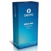 Презервативы OKOTO Mega Mix - 18 шт. - Sitabella - купить с доставкой в Мытищах