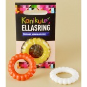 Цветное рельефное эрекционное кольцо Ellasring - Sitabella - в Мытищах купить с доставкой