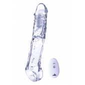 Прозрачная насадка-удлинитель Length Enhancer With Bullet с подхватом - 22,3 см. - NMC - в Мытищах купить с доставкой