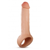 Телесная насадка-удлинитель Thrive 8.75 Inch Realistic Penis Extender Sleeve - 22,2 см. - Blush Novelties - в Мытищах купить с доставкой
