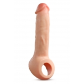 Телесная насадка-удлинитель Thrive 8.75 Inch Realistic Penis Extender Sleeve - 22,2 см. - Blush Novelties - в Мытищах купить с доставкой
