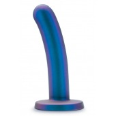 Синяя насадка с гладкой поверхностью Surrender 5.75 Inch Intermediate Pegging Dildo - 14,6 см. - Blush Novelties - купить с доставкой в Мытищах