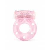 Розовое эрекционное виброкольцо с бабочкой - 1137 - в Мытищах купить с доставкой