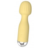 Желтый мини-вибратор с шаровидной головкой - Boys of Toys