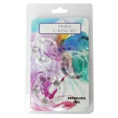 Набор из 3 эрекционных прозрачных колец - Boys of Toys - в Мытищах купить с доставкой