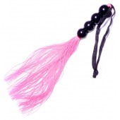 Розовая силиконовая плеть - 35,5 см. - Boys of Toys - купить с доставкой в Мытищах