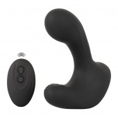 Черная анальная вибропробка с функцией расширения RC Butt Plug with 3 functions - Orion - в Мытищах купить с доставкой