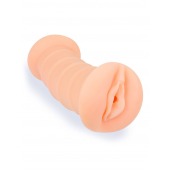 Телесный двусторонний мастурбатор с вибропулей и эрекционными кольцами в комплекте - Sexy Girl - в Мытищах купить с доставкой