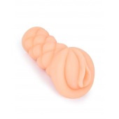 Телесный мастурбатор-вагина с вибропулей и эрекционными кольцами в комплекте - Sexy Girl - в Мытищах купить с доставкой