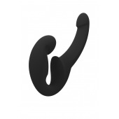 Черный безремневой страпон Share Lite - Fun Factory - купить с доставкой в Мытищах