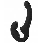 Черный безремневой страпон Share Lite - Fun Factory - купить с доставкой в Мытищах