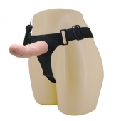 Реалистичный страпон-фаллоимитатор на трусиках Ultra Passionate Harness - 15 см. - Baile - купить с доставкой в Мытищах