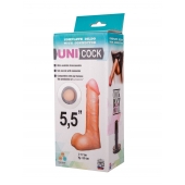 Фаллическая насадка Харнесс UNICOCK 5,5  - 17 см. - LOVETOY (А-Полимер) - купить с доставкой в Мытищах