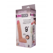 Фаллическая насадка Харнесс UNICOCK 9  - 24 см. - LOVETOY (А-Полимер) - купить с доставкой в Мытищах
