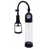 Чёрная вакуумная помпа A-toys с манометром и прозрачной колбой - A-toys - в Мытищах купить с доставкой