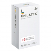 Разноцветные ароматизированные презервативы Unilatex Multifruit  - 12 шт. + 3 шт. в подарок - Unilatex - купить с доставкой в Мытищах
