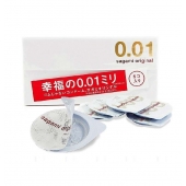 Супер тонкие презервативы Sagami Original 0.01 - 5 шт. - Sagami - купить с доставкой в Мытищах