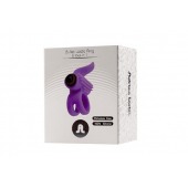 Эрекционное кольцо с подхватом мошонки и стимуляцией клитора Bullet Lastic Ring - Adrien Lastic - в Мытищах купить с доставкой