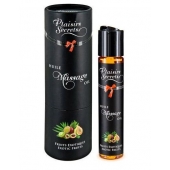 Массажное масло с ароматом экзотических фруктов Huile de Massage Gourmande Fruits Exotiques - 59 мл. - Plaisir Secret - купить с доставкой в Мытищах