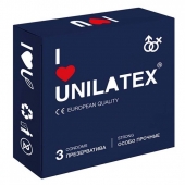 Ультрапрочные презервативы Unilatex Extra Strong - 3 шт. - Unilatex - купить с доставкой в Мытищах