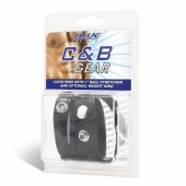 Утяжка для мошонки и пениса Cock Ring With 1  Ball Stretcher And Optional Weight Ring - BlueLine - купить с доставкой в Мытищах