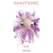 Розовое эрекционное виброколечко Emotions Minnie Light pink - Lola Games - в Мытищах купить с доставкой