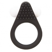 Чёрное эрекционное кольцо LIT-UP SILICONE STIMU RING 1 BLACK - Dream Toys - в Мытищах купить с доставкой