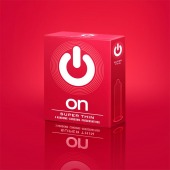 Супертонкие презервативы ON) Super Thin - 3 шт. - ON) - купить с доставкой в Мытищах