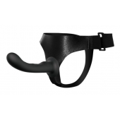Страпон с изогнутой головкой Ultra Harness Curvy Dildo - 15,8 см. - Baile - купить с доставкой в Мытищах